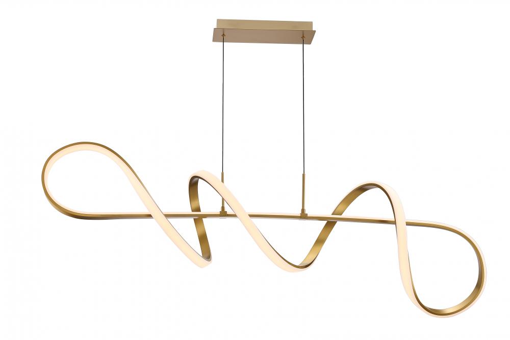 Chandelier Brushed Gold 3800 lm LED