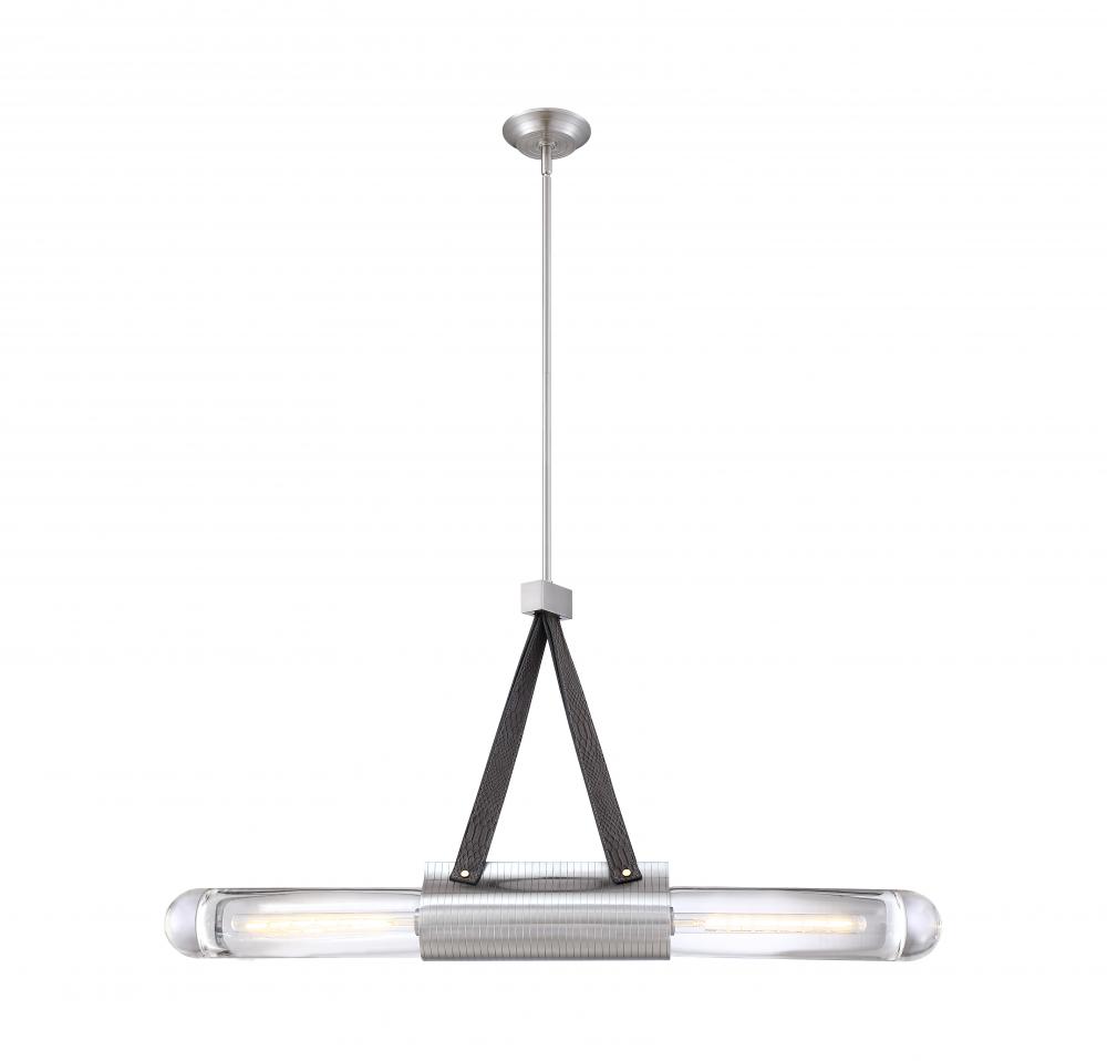 Chandelier Satin Nickel E26