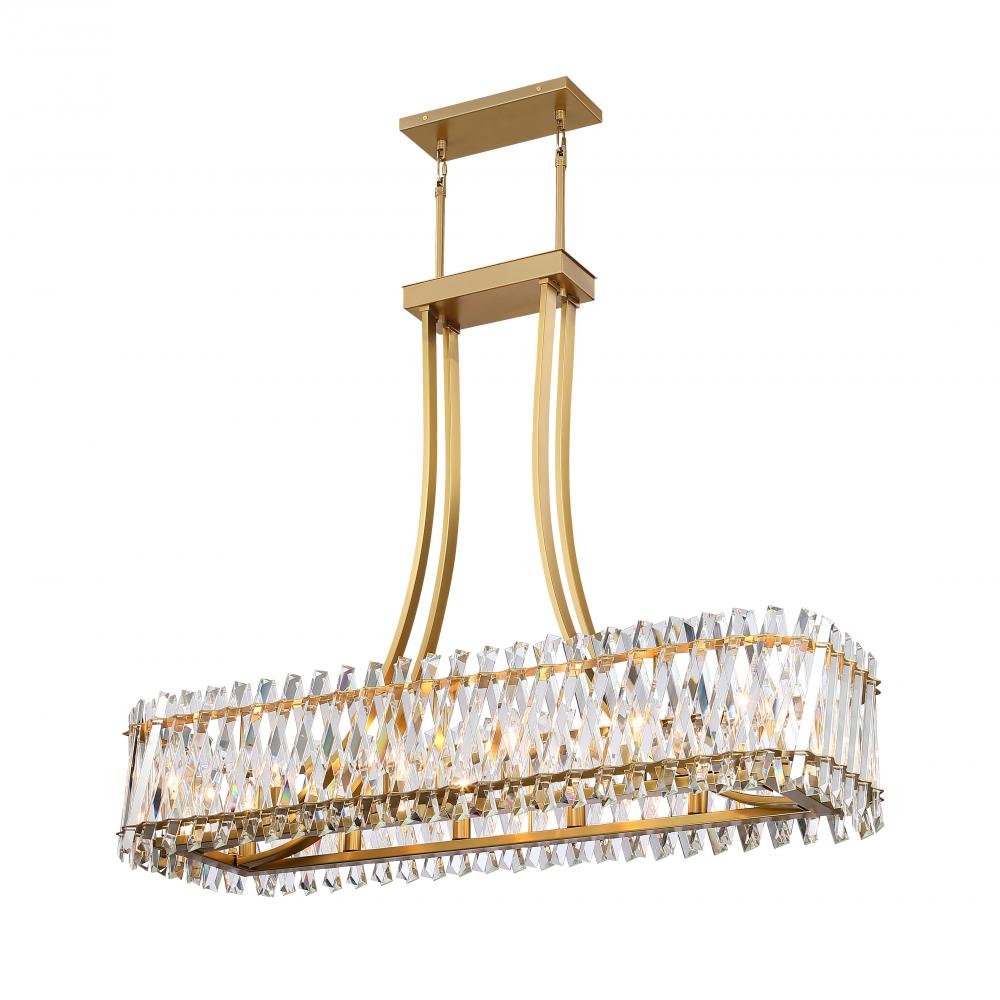 Chandelier Brushed Gold E12