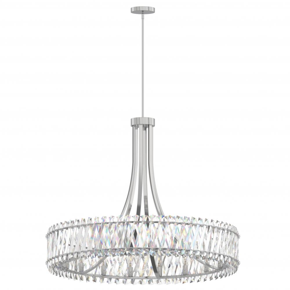 Chandelier Polished Nickel E12