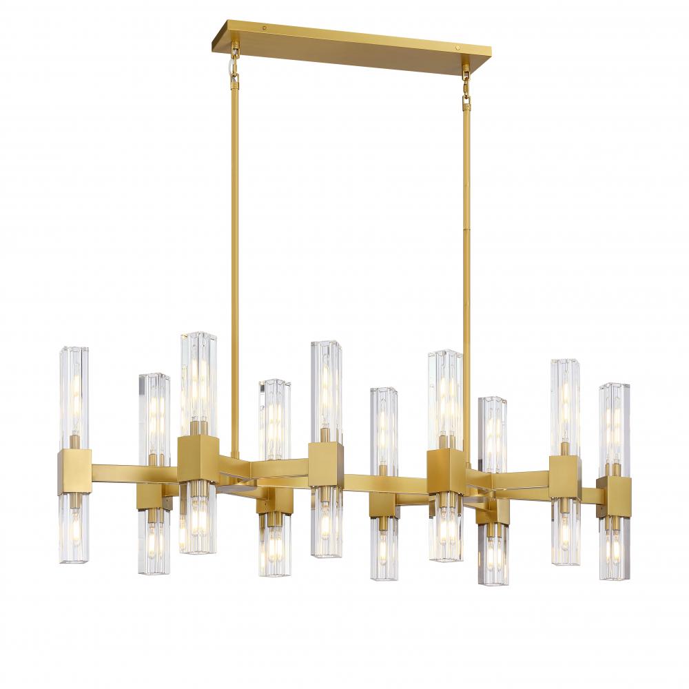 Chandelier Brushed Gold E12