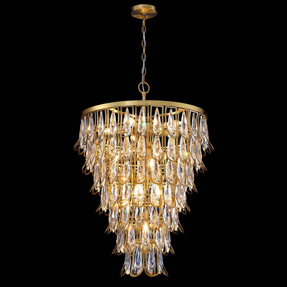 Chandelier Warm Gold E12