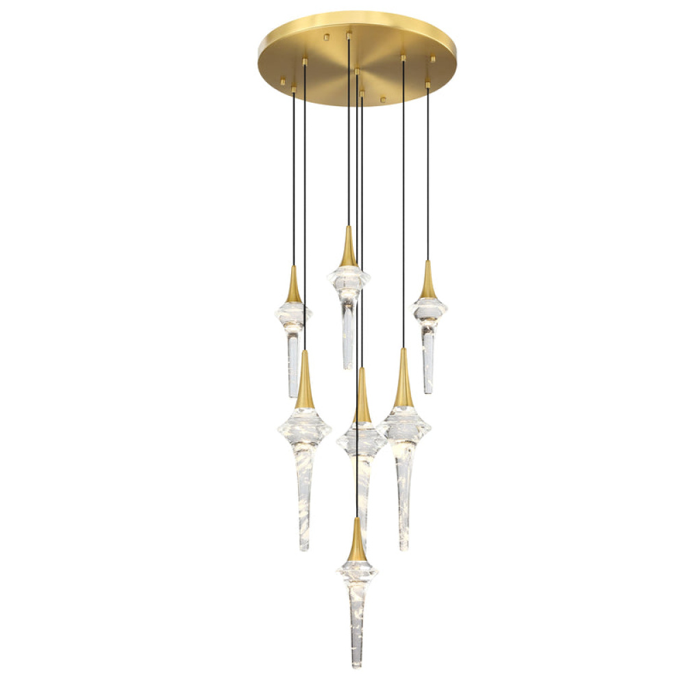 Chandelier Brushed Gold
