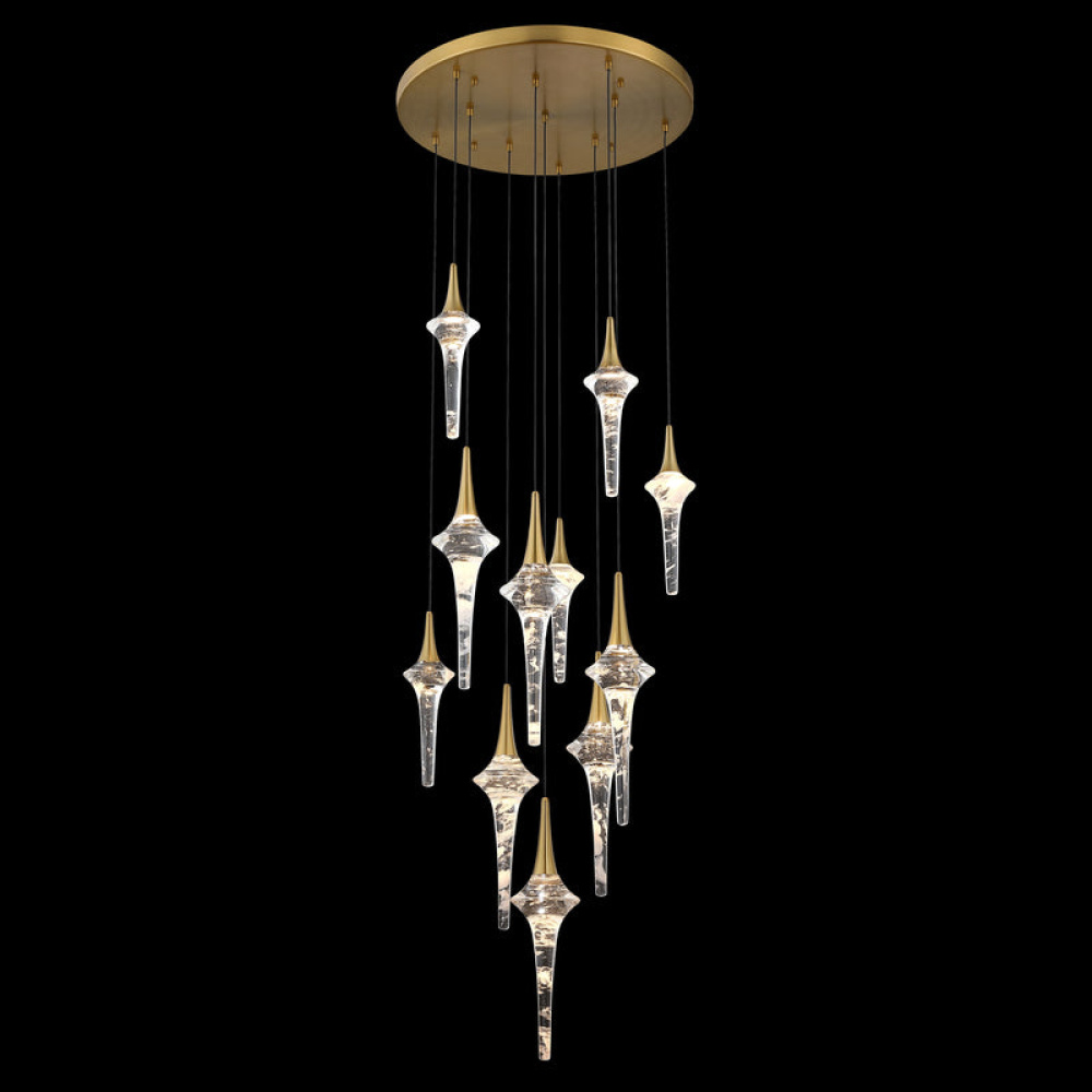 Chandelier Brushed Gold