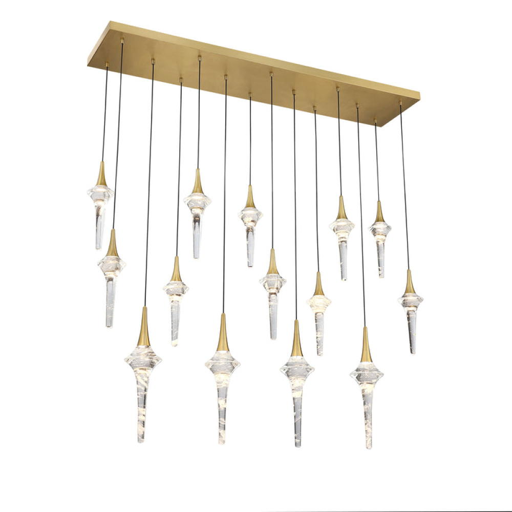 Chandelier Brushed Gold