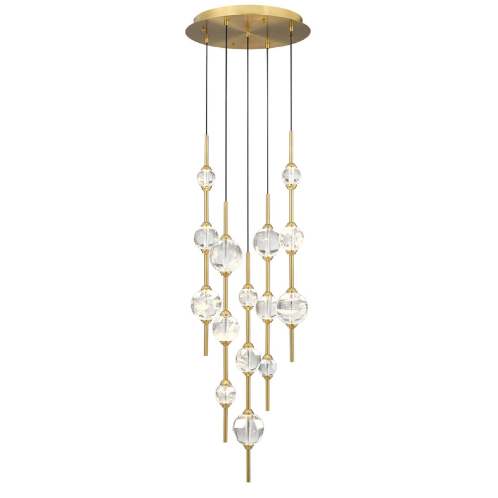 Chandelier Brushed Gold