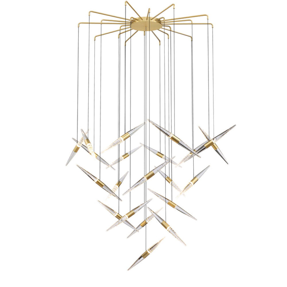 Chandelier Brushed Gold