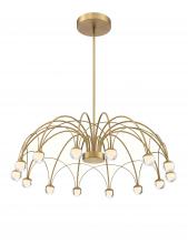 SDQ Lighting CH31314BG - Chandelier Brushed Gold 3000 lm LED