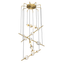 SDQ Lighting PD39915BG - Chandelier Brushed Gold