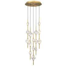 SDQ Lighting PD39916BG - Chandelier Brushed Gold