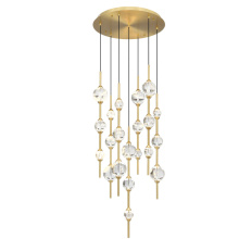 SDQ Lighting PD39921BG - Chandelier Brushed Gold