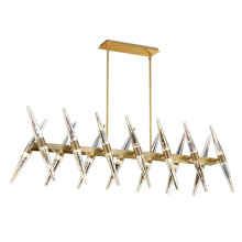SDQ Lighting PD40014BG - Chandelier Brushed Gold