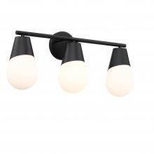 SDQ Lighting VL37003BK - Vanities Matte Black E12