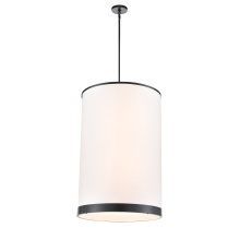 Artcraft AC12166BK - High Street 8 Light Chandelier, Black