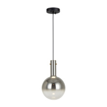 Artcraft AC6830CH - Alexis Collection 1-Light Pendant Chrome