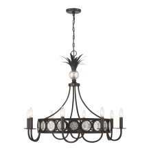 Savoy House 1-1205-8-188 - Hearst 8-Light Chandelier in Black Tourmaline