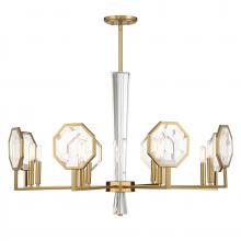 Savoy House 1-2218-8-322 - Leighton 8-Light Chandelier in Warm Brass