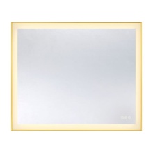 Savoy House 2-1233-30X36 - Paulding LED Rectangle Frontlit Mirror with Gold Frame