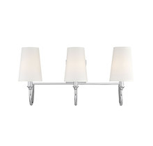 Savoy House 8-2542-3-109 - Cameron 3-Light Bathroom Vanity Light in Polished Nickel