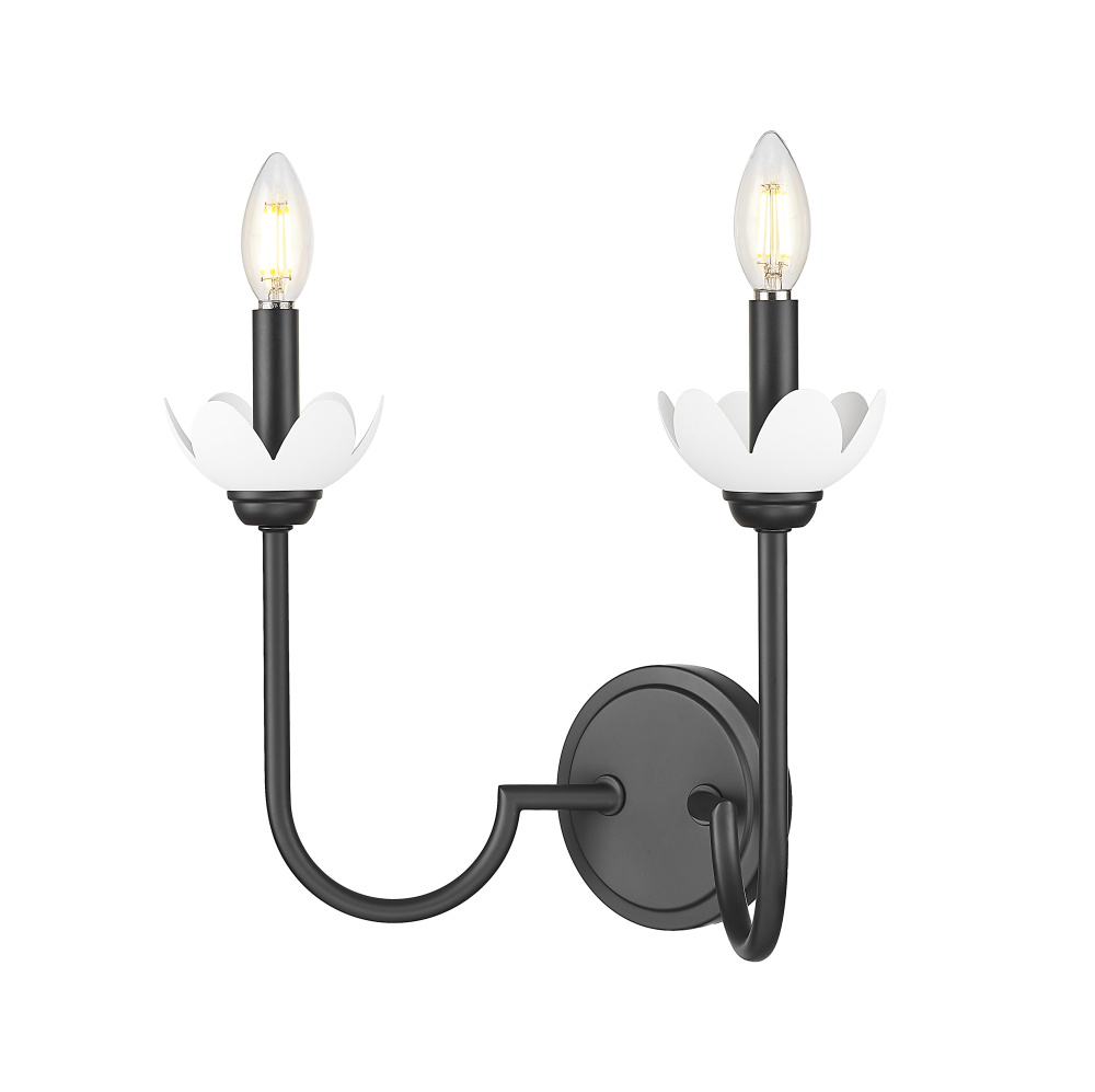 2 Light Wall Sconce
