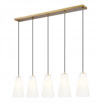 Z-Lite 3043P6-5L-MGLD - 5 Light Linear Chandelier