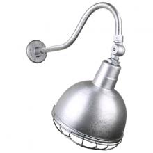 Hi-Lite MFG Co. H-QSN16110-SA-96/QSNHL-A-96/QSNSK-96/QSNWGR-10-96 - 10" Gooseneck Light Deep Bowl Shade, QSNHL-A Arm, Swivel Knuckle & Wire Guard Accessories