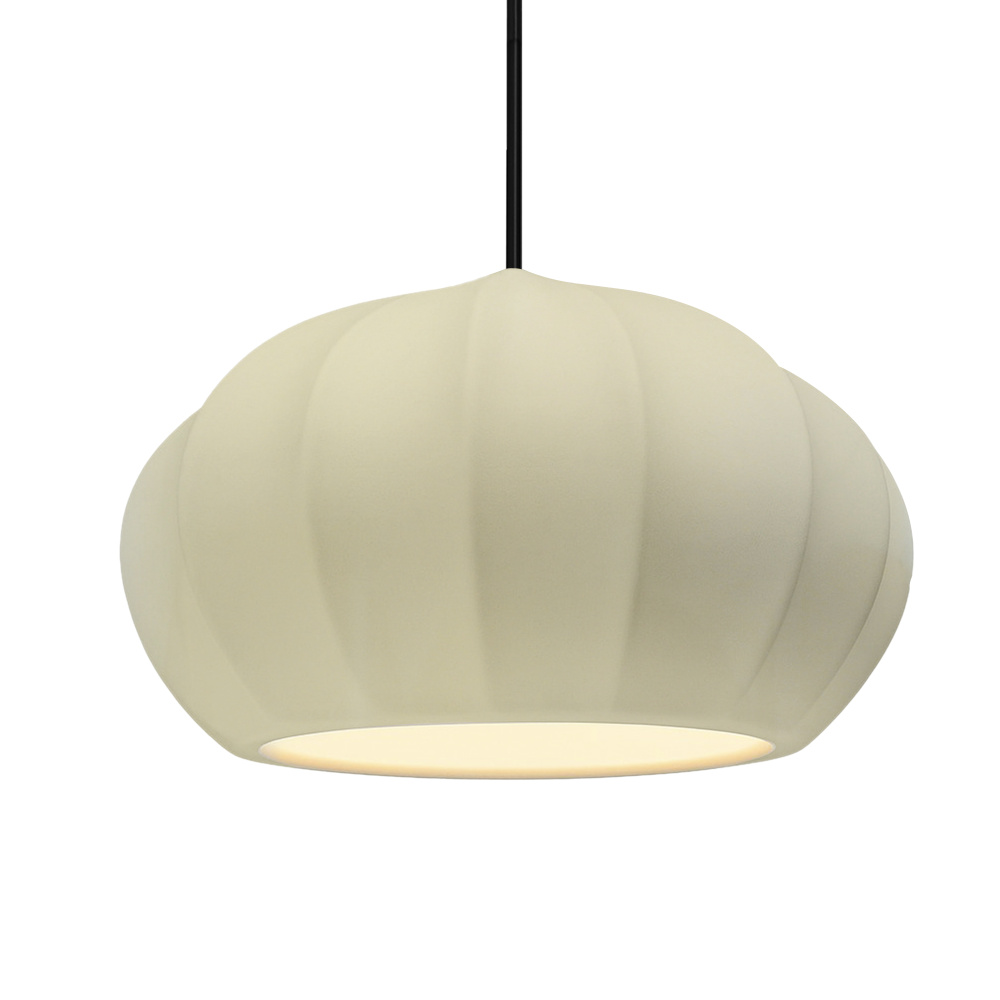 Oval Fluted 1-Light Pendant