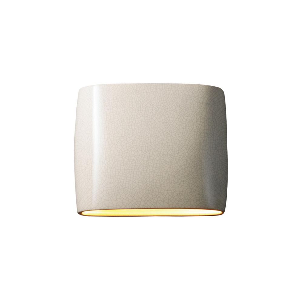 Wide ADA Oval Wall Sconce (Outdoor) - Closed Top