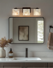 Justice Design Group ALR-8443-55-DBRZ - Era 3-Light Bath Bar