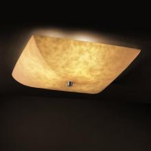 Justice Design Group CLD-9672-35-ABRS-LED-5000 - 24" Semi-Flush Bowl w/ Fluorescent Lamping