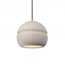 Justice Design Group CER-6410-BIS-ABRS-WTCD - Small Sphere 1-Light Pendant