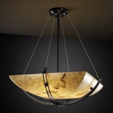Justice Design Group FAL-9721-35-MBLK-LED-3000 - 18" Pendant Bowl w/ Crossbar