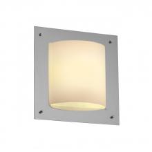 Justice Design Group FSN-5561-OPAL-CROM-LED-1000 - Framed Square 4-Sided Wall Sconce (ADA)