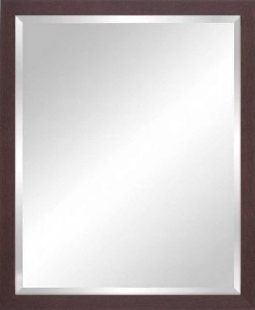 Art Effects - Rustic Brown Frame Mirror with Bevel 30x40