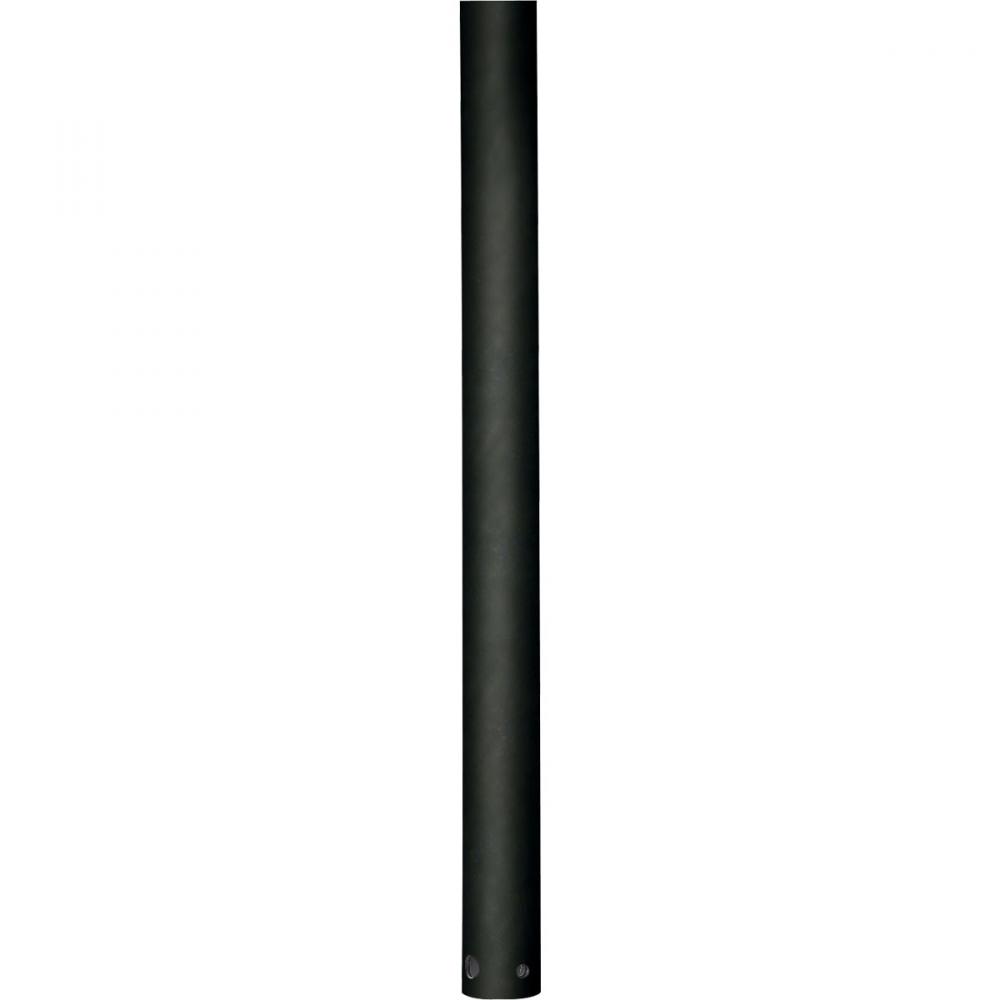 AirPro Collection 24 In. Ceiling Fan Downrod in Forged Black