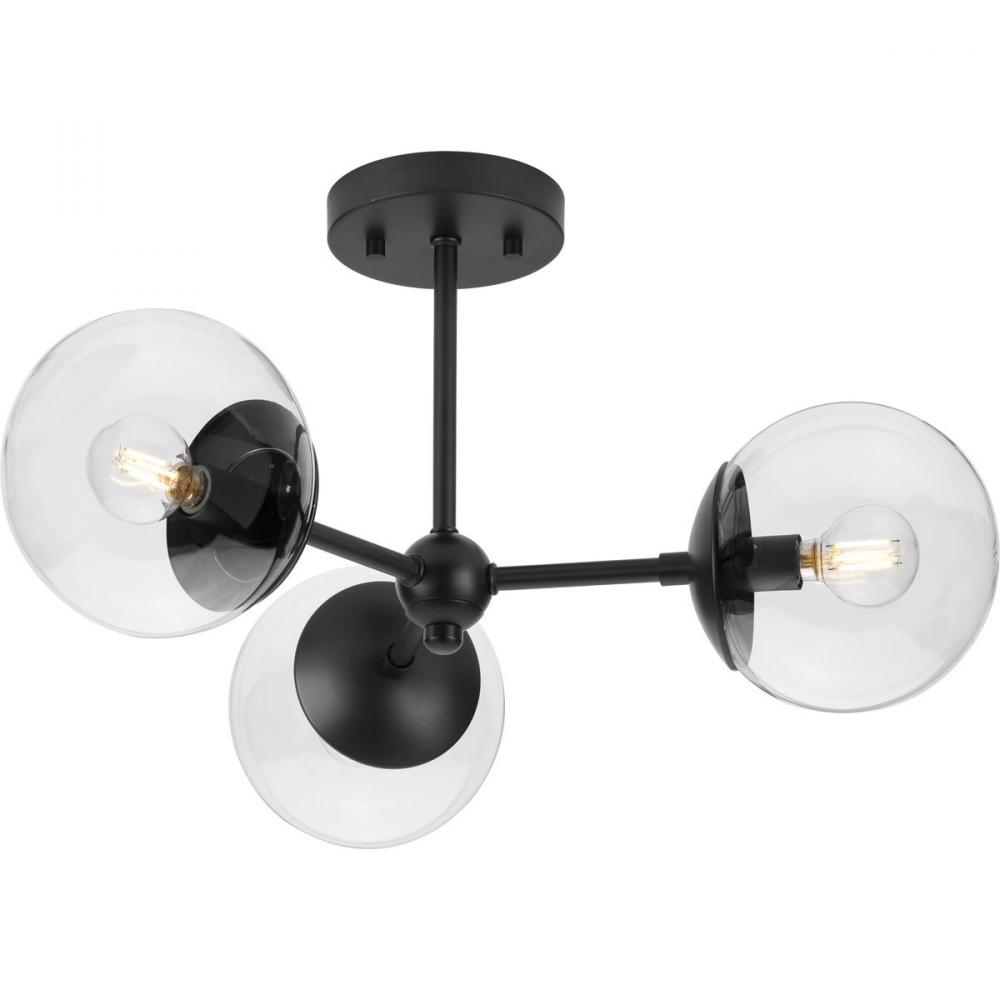 3-Light Semi Flush