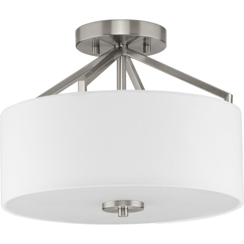 2-Light Convertible Semi Flush