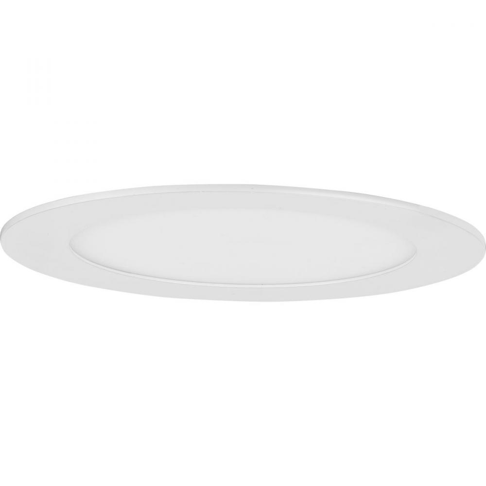 Everlume Collection 6 in. Satin White Low Profile Canless Recessed Downlight