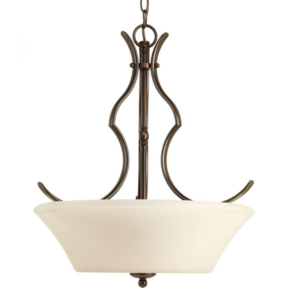 Applause Collection Three-Light 19-5/8" Inverted Pendant