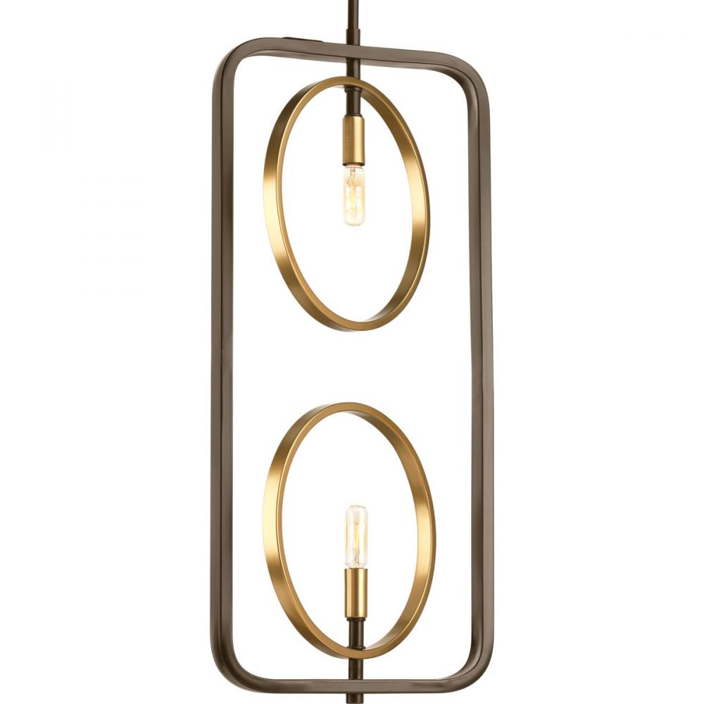 Swing Collection Two-Light Pendant
