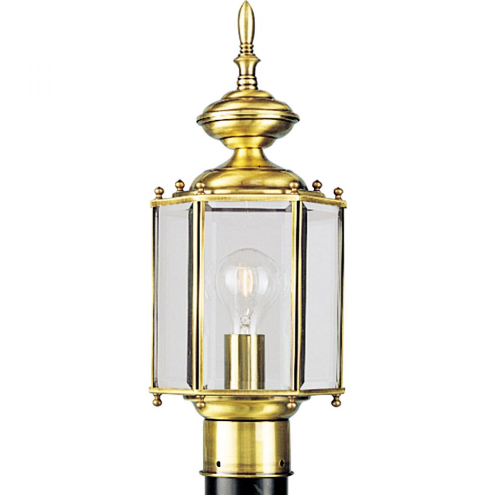 BrassGUARD Collection One-Light Post Lantern