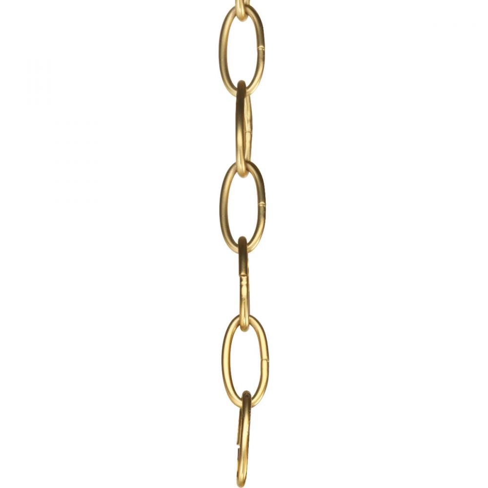 Accessory Chain - 10' of 9 Gauge Chain in Natural Brass