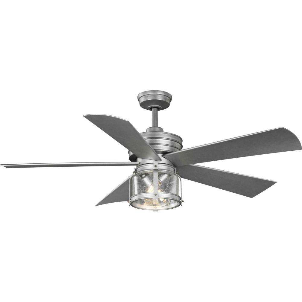 Midvale Collection 5-Blade Galvanized 56-Inch AC Motor Coastal Ceiling Fan