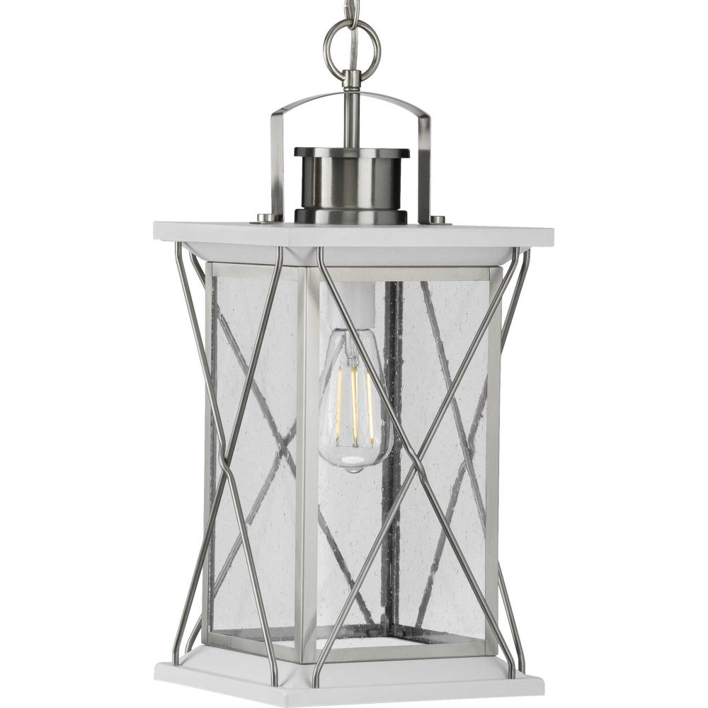 Barlowe Collection Stainless Steel One-Light Hanging Lantern