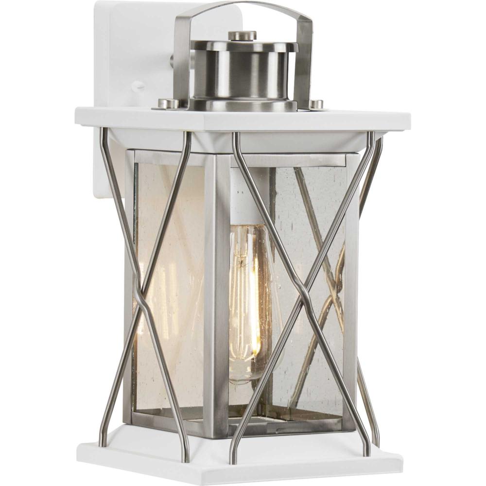 Barlowe Collection Stainless Steel One-Light Small Wall Lantern