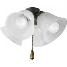 Progress P2643-20WB - AirPro Collection Four-Light Ceiling Fan Light