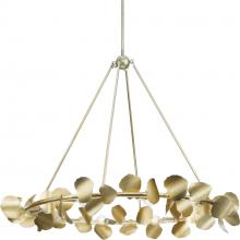 Progress P400360-176 - Laurel Collection Eight-Light Gilded Silver Transitional Chandelier
