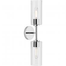 Progress P710115-015 - Cofield Collection Two-Light Polished Chrome Transitional Wall Bracket