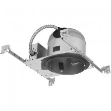 Progress P806S-N-MD-ICAT - 6" Recessed Shallow New Construction Housing Air-Tight IC Housing