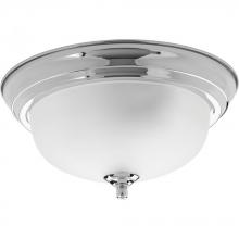 Progress P3924-15ET - One-Light Dome Glass 11-3/8" Close-to-Ceiling